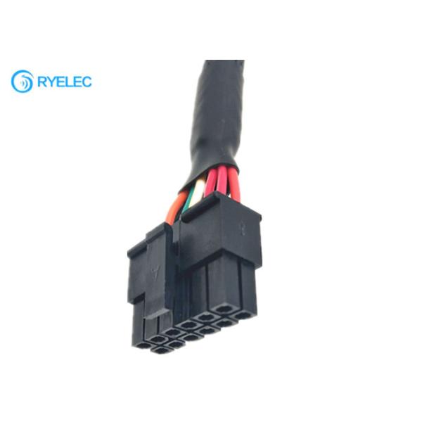 Quality Micro Fit 3.0 Molex 43025-1200 To 2.1*5.5mm Power Jack Custom Wire Harness With PH 2.0-4 Pin 2 3 Pin Jst - Sm for sale