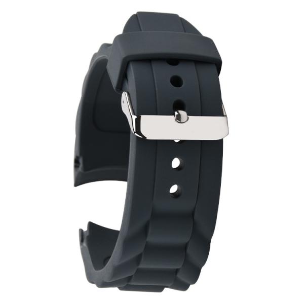Buy cheap Unbreakable 24mm Curved Lug Watch Strap printed LOGO from wholesalers