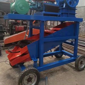 Buy cheap Diesel Jaw Crusher With Vibrating Screen Portable Stone Crushing from wholesalers