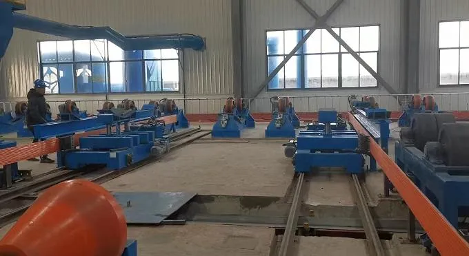 PUR Spray PE Wrap Pre-Insulated Pipe Production Line for Energy Efficiency