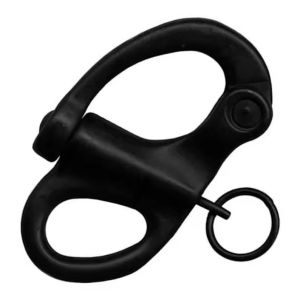Buy cheap Quick Release Fixed Shackle Black Marine Hardware With Round Ring from wholesalers