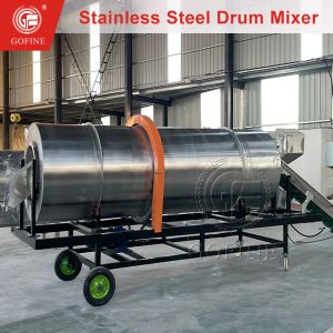 Large-Scale Stainless Steel Drum Blender For Powders And Granules