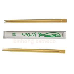 Buy cheap 4.5mm Thick Sleeve Paper Wrapped Twins Bamboo Chopsticks from wholesalers