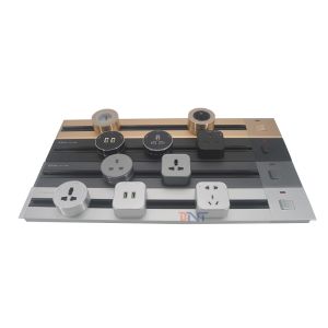 Buy cheap GSS System Rail Track Socket Removable Power Track and socket Multi-Function Socket UK US DE EU Standard Socket With LED from wholesalers