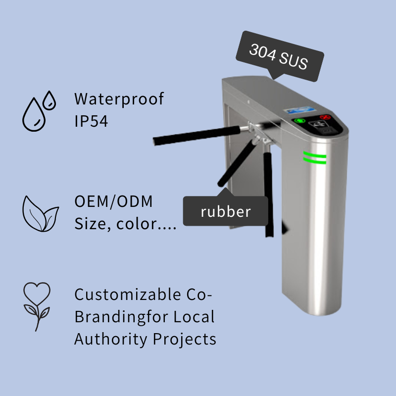 Buy cheap ZT-811A RFID Card Access Control System Tripod Turnstile  from wholesalers