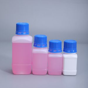 Sealed Chemistry Reagent Lab Bottles Plastic HDPE For Organic Solvent Liquid