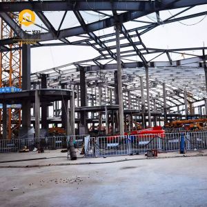 Custom Steel Truss Roof Warehouse Q235B Q355B Prefabricated Structure