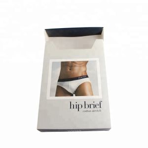 Buy cheap Embossing Printing Handling Personalized Clothing Boxes For Underwear from wholesalers