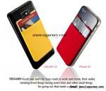Buy cheap 3M sticker silicone smart wallet purse, silicon back phone pouch, silicone card holder from wholesalers