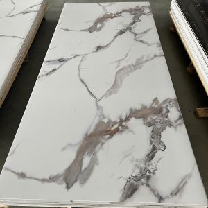 Buy cheap 2.8mm Thickness PVC UV Marble Board for Interior Wall Decoration 1220x2800mm product