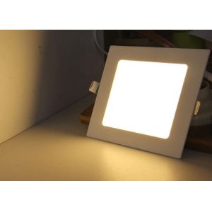 Dimmable Recessed Led Ceiling Downlights Square 8 Inch 12w 4500K White Color