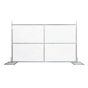 Buy cheap 8'x12' temporary chain link fence panels diameter wire 11.5ga chain link mesh 2