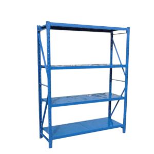 Buy cheap Smooth Phosphated Warehouse Shelf Racks Boltless Rivet Lock Shelving from wholesalers
