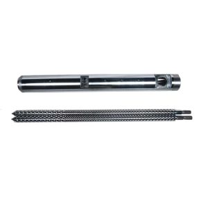 Bimetallic Parallel Twin Screw Barrel For Plastic Extruder Machine