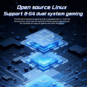 4 Inches IPS Full View DC40V Handheld Game Console Open Source System