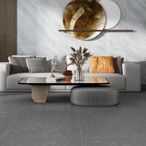 Buy cheap Grey Glazed Porcelain Tile With Matt Finish 9.5mm Thickness from wholesalers