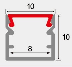 Buy cheap LEDCORP® Surface Mounted LED Lighting with Customized Aluminum Profile For Office Gym Hotel from wholesalers