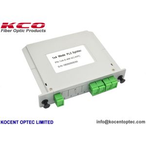 Buy cheap Mini Size 1*4 Fiber Optic Splitter 1x4 PLC Splitter LGX For Terminal ODF ODB Box from wholesalers