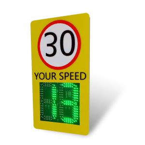 Solar Radar Speed Signs with Phone App Settings for Accurate Measurement