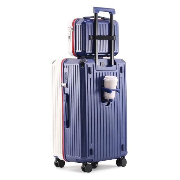 Buy cheap 2311 TSA Customs Lock Thickened Trolley Case, Two-Piece Suitcase Set for Women, 2025 New Style, Large Capacity, Sturdy and Durable Travel Suitcase from wholesalers