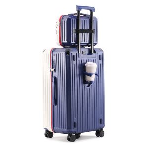 Buy cheap 2311 TSA Customs Lock Thickened Trolley Case, Two-Piece Suitcase Set for Women, 2025 New Style, Large Capacity, Sturdy and Durable Travel Suitcase from wholesalers