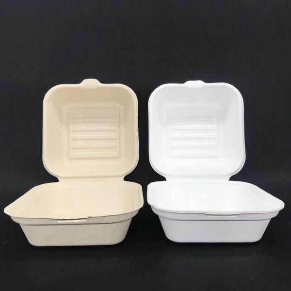 Quality 3 Part Natural Wheat Straw Lunch Bento Box Disposable Biodegradable for sale