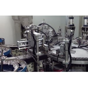 Euro Cap Assembly Machine for Automatic Assembly of Easy Peel Foil Caps for IV