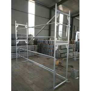 Buy cheap ALuminum And Steel Stalowa Baumann Mostostal System 0.73*2m H Frame Scaffold from wholesalers