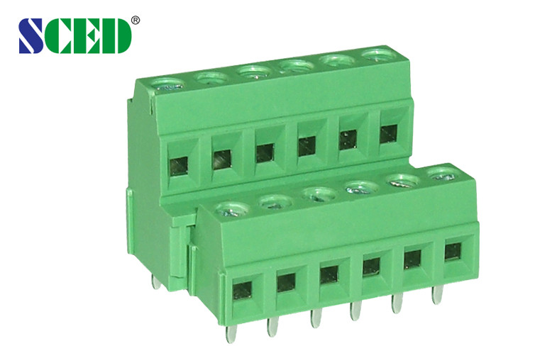 Quality 3.81mm PCB Screw Terminal Block Cage Clamp Euro Electrical Terminal Block 300v for sale Buy cheap 3.81mm PCB Screw Terminal Block Cage Clamp Euro Electrical Terminal Block 300v product