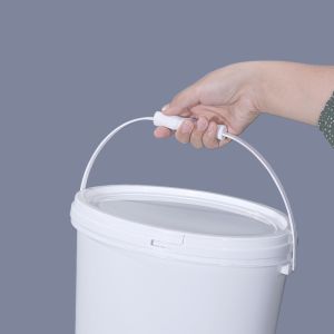 Buy cheap OEM Color Printing 6L-19L Oval PP Plastic Bucket Drum Pails Container with Holder from wholesalers