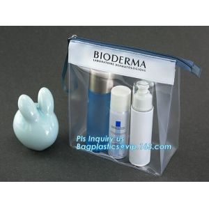 Buy cheap frosted PVC slider zipper bag plastic bag with zipper resealable pvc slider zip poly bag, cosmetic bag with slider zippe from wholesalers