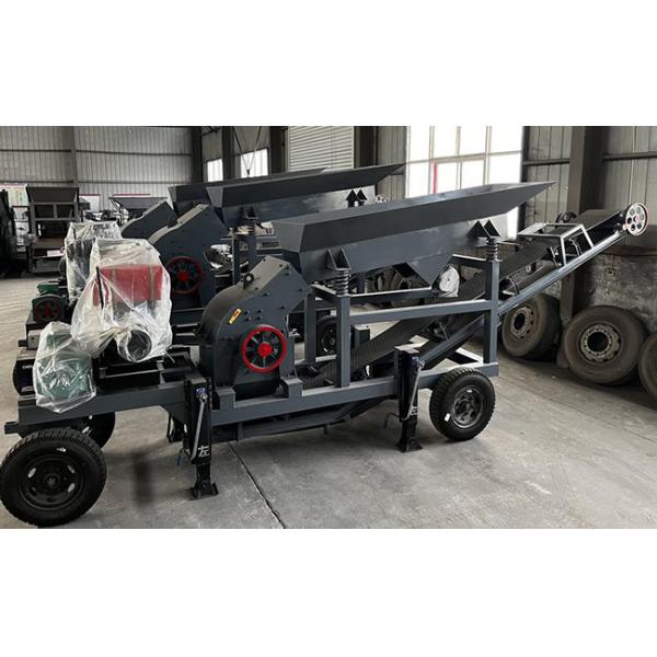 4P 5.5kw Mill Crusher Stone Machine With Diesel Capacity 1-3t/H Jaw Crusher