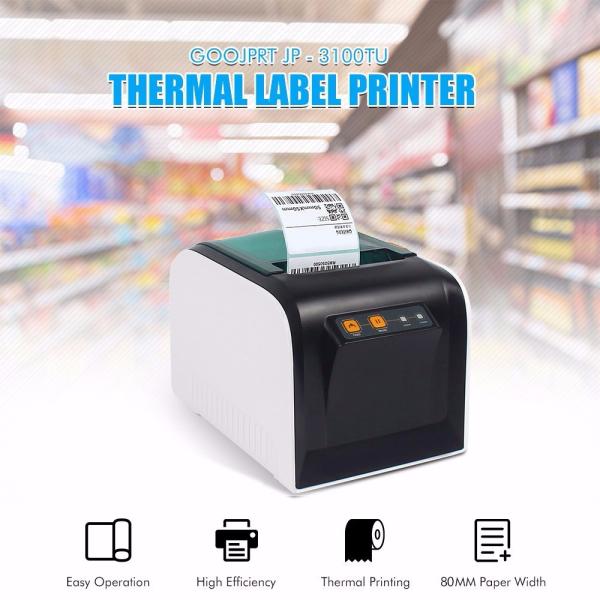 203DPI Thermal Transfer Label Printer , Barcode Sticker Printer 90mm/s Speed