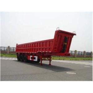 Buy cheap Three Axles Hydraulic Dump Truck Trailer Tipper Semi Trailer 60 - 80 Tons product