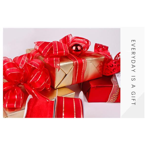 Wholesale Personalized ribbon silk gold ribbon sari silk ribbon