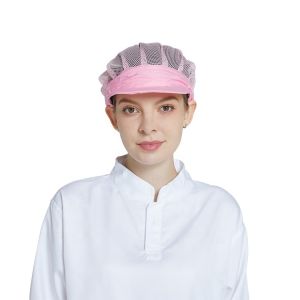 KL-3011 Breathable Food Processing Hat with Polyester-Cotton Mesh for Dustproof