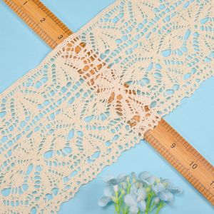 Buy cheap Crochet Ribbon Cotton Lace Trim  Width 12cm Water Soluble from wholesalers
