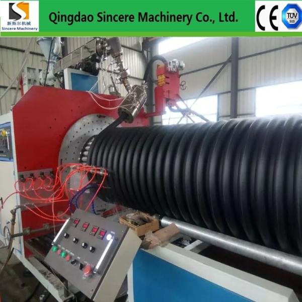 Electric Heating HDPE Spiral Winding Pipe Extrusion Line 110kw-355kw for