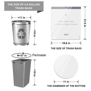 China Drawstring Trash Bags On Roll Disposable Bag In Compostable, Eco-Friendly Roll Drawstring Compostable Biodegradable Garb on sale