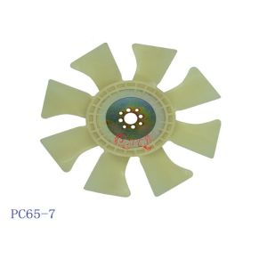 Buy cheap Excavator Spare Parts 10 blade 8 holes PC65-7 fan blade cooling fan from wholesalers
