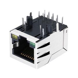 Buy cheap Single Port 10/100Base-T POE RJ45 Jack Connector LPJ4320GENL R/A Shielded THT Mounting from wholesalers