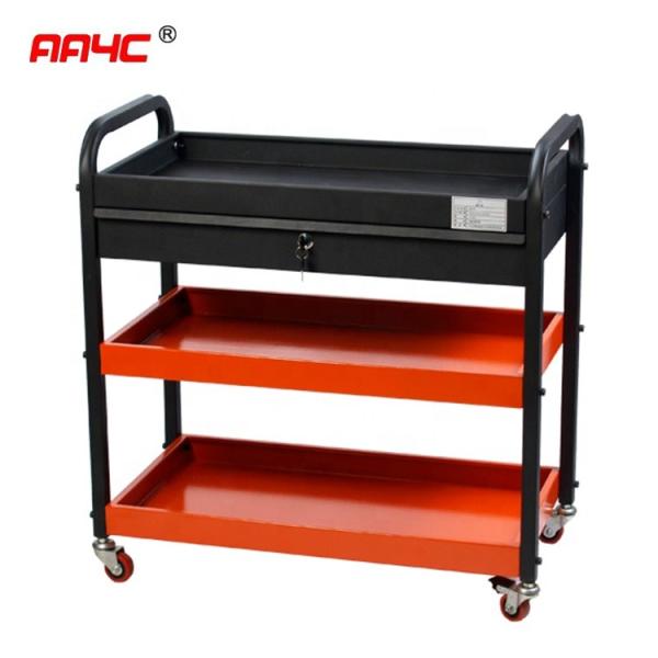 Quality 2 Layers Tool Box Roller Cabinet Chest Rolling for sale