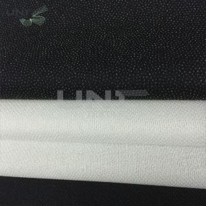 Brushed Twill Woven Fusible Interlining Textile Polyester Viscose Mixed Lining