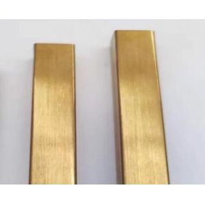 Buy cheap Golden Hairline 201 304 Rectangular Square Tubes ASTM A554 from wholesalers