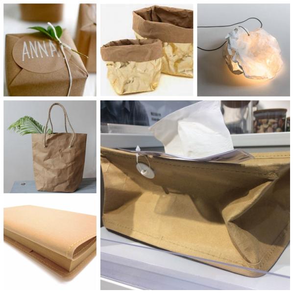 washable kraft paper, washable paper roll, Washable Kraft Paper Fabric