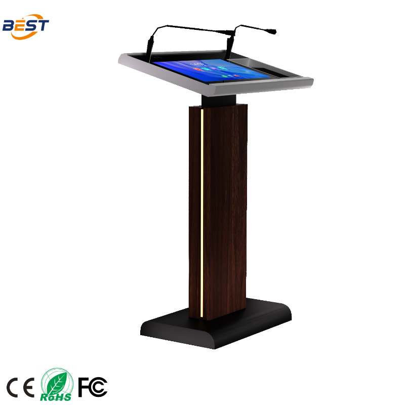 Buy cheap Electronic Digital Smart Advanced Modern Technology Electric Multimedia Interactive Podium from wholesalers