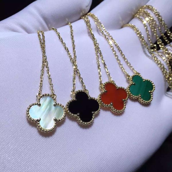 Buy cheap Van Cleef & Arpels Vintage Alhambra Pendants in yellow gold 4 colors available from wholesalers