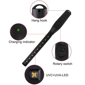 Buy cheap UVC UVA Portable Led Germicidal Lamp Power 2w With USB Connector For Killing Germs from wholesalers