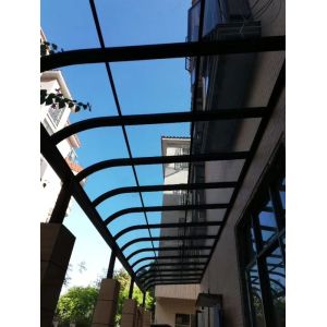 Buy cheap Convenient Grey Aluminium Canopy With PC Sheet And Accessories from wholesalers