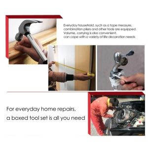 Buy cheap JYH-HTS11-3 12pcs Home Car Repair Tool Kit Screwdriver Hammer Wrench Home Hardware Tools from wholesalers